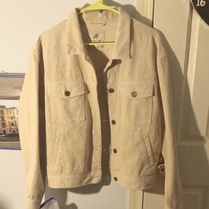 Paradise League Pull & Bear NWOT Corduroy Button Up Jacket XL